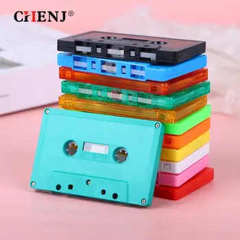 1 шт. красочный пустой чехол для кассеты Аудио Магнитная кассета для аудиозаписи Оболочка кассеты Пустая катушка на катушке (без сердечника, только оболочка)