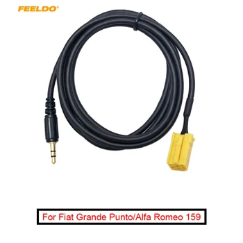 FEELDO, 1 шт., автомобильный стерео кабель-адаптер Aux-входа 3,5 ММ, аудиоплеер для Fiat Grande Punto Alfa 159 #FD-4070