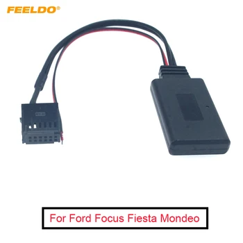 FEELDO Автомобильный Беспроводной Модуль Bluetooth Адаптер Для Ford Focus Fiesta Mondeo Музыкальный 12Pin Aux Кабель Стерео AUX-IN Bluetooth AUX Комплект