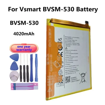 Высококачественный Аккумулятор 4020mAh BVSM-530 Для телефона VSMART BVSM 530 BVSM530 Bateria С Номером отслеживания на Складе + Инструменты