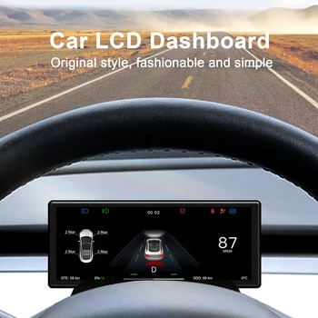 Дисплей приборной панели Tesla Model 3, модель Y, 6,2-дюймовый IPS-экран, поддержка обновления OTA, синхронизация информации об автомобиле, более безопасное вождение