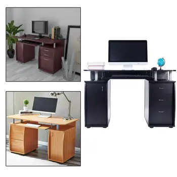 Компьютерный стол рабочий стол для рабочего места офисный ПК настольный компьютер для ноутбука с выдвижным ящиком
