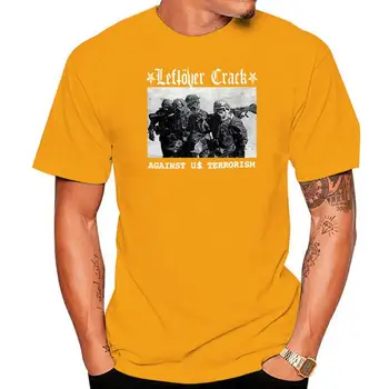 Мужская футболка, оставшаяся от Crack Against U.S. Terror, черная летняя футболка fashion d, женская футболка