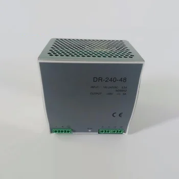 Новый оригинальный DR-240-48 48V 5A 240 Вт для импульсного источника питания на рейке МВТ Перед отправкой Идеальный тест