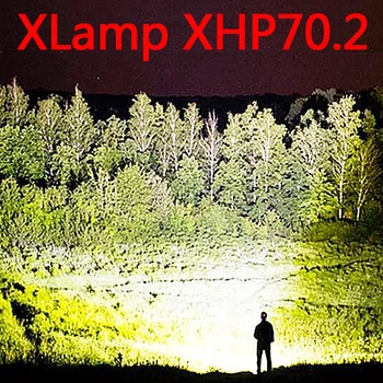 Самый мощный светодиодный фонарик использовать 26650 Водонепроницаемый xhp70.2 3 Режима usb фонарик xhp50 фонарь 18650 охотничья лампа ручной фонарь
